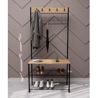 Geniş Metal Portmanto, Elbise Askılığı, Vestiyer, Ayakkabılık 1 Geniş Metal Portmanto, Elbise Askılığı, Vestiyer, Ayakkabılık 1