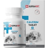 Supravet Calcium Kedi Ve Köpekler İçin Kalsiyum Vitamin Tablet 75 Adet Supravet Calcium Kedi Ve Köpekler İçin Kalsiyum Vitamin Tablet 75 Adet