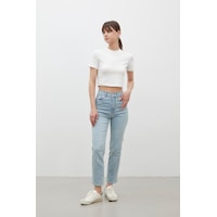 Manuka Bootcut Fıt Denim Pantolon Açık Mavi Manuka Bootcut Fıt Denim Pantolon Açık Mavi