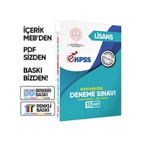 2026 Meb Özel Ekpss Lisans 15li Deneme Fasikül Paketi (A4 Büyük Boyutlu Renkli Baskı) 2026 Meb Özel Ekpss Lisans 15li Deneme Fasikül Paketi (A4 Büyük Boyutlu Renkli Baskı)