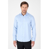 İmza Koyu Mavi Uzun Kol Yarım İtalyan Yaka Cepsiz Non Iron Slim Fit Pamuklu Gömlek 1004250267 Koyu Mavi İmza Koyu Mavi Uzun Kol Yarım İtalyan Yaka Cepsiz Non Iron Slim Fit Pamuklu Gömlek 1004250267 Koyu Mavi