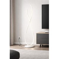 Marsel Beyaz Renk Gün Işığı Ledli Modern Tasarım Salon - Yatak Odası Led Lambader Marsel Beyaz Renk Gün Işığı Ledli Modern Tasarım Salon - Yatak Odası Led Lambader