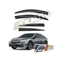 Honda Civic Fc5 2016-2022 Arası Cam Rüzgarlığı 4lü Honda Civic Fc5 2016-2022 Arası Cam Rüzgarlığı 4lü
