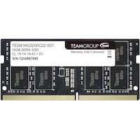 Team Elite TED416G3200C22-S01 16 GB DDR4 3200 MHz CL22 Notebook Ram Team Elite TED416G3200C22-S01 16 GB DDR4 3200 MHz CL22 Notebook Ram