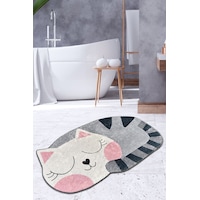 Chilai Home Big Cat 60x100 Cm Banyo Halısı Djt Beyaz Chilai Home Big Cat 60x100 Cm Banyo Halısı Djt Beyaz