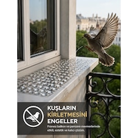 Kuşkonmaz Hologram Folyo 33 Cm X 3 Metre 090 - Parlak Metalik Gümüş Gri