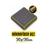 Oto Mikrofiber Yıkama Kurulama Cila Kalın Bez 30 X 30 320 Gsm Gri Renk Araba Temizlik Bezi Oto Mikrofiber Yıkama Kurulama Cila Kalın Bez 30 X 30 320 Gsm Gri Renk Araba Temizlik Bezi