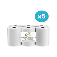 Pratiksoft Fotoselli Hareketli Kağıt Havlu 6'lı 5 Paket Pratiksoft Fotoselli Hareketli Kağıt Havlu 6'lı 5 Paket