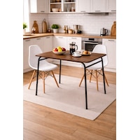 Arpelia Mutfak Masası 120x70x75 Cm Antrasit Arpelia Mutfak Masası 120x70x75 Cm Antrasit