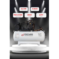 Demr Kompresör Pistonlu 300 LT 2 Kafa 8 Bar 5.5 HP IDM290 Hava Kompresörü Demr Kompresör Pistonlu 300 LT 2 Kafa 8 Bar 5.5 HP IDM290 Hava Kompresörü