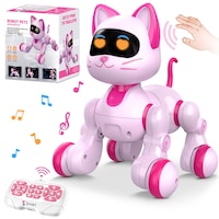 Uzaktan Kumandalı Şarjlı Akıllı Kedi - Interaktif, Eğitici Işıklı Müzikli Ve Dansçı Robot Oyuncak Pembe Uzaktan Kumandalı Şarjlı Akıllı Kedi - Interaktif, Eğitici Işıklı Müzikli Ve Dansçı Robot Oyuncak Pembe