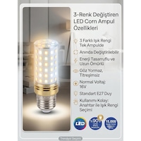 Alvina E27 Duylu 16watt 3000k 6000k 1000-1999 Lümen Beyaz/sarı/günışığı Renk Mısır Led Ampul 1 Alvina E27 Duylu 16watt 3000k 6000k 1000-1999 Lümen Beyaz/sarı/günışığı Renk Mısır Led Ampul 1
