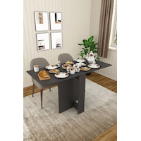 Asra Trend Katlanır Mutfak Yemek Masası KM-32 %100 MDF Akıllı Çalışma Masası Antrasit Asra Trend Katlanır Mutfak Yemek Masası KM-32 %100 MDF Akıllı Çalışma Masası Antrasit