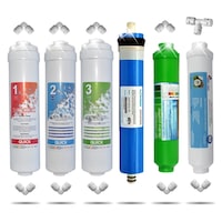 Kapalı Kasa 12 Inç Su Arıtma Cihazı Filtresi 6 Aşamalı Inline Filtre Seti Nsf Vontron Membran Kapalı Kasa 12 Inç Su Arıtma Cihazı Filtresi 6 Aşamalı Inline Filtre Seti Nsf Vontron Membran