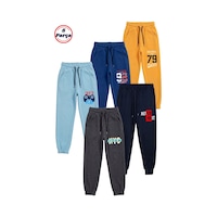 Fyk Kids 5'li Baskı Detaylı Beli Lastikli Erkek Çocuk Jogger Eşofman Altı Sarı-indigo-mavi-lacivert-füme Fyk Kids 5'li Baskı Detaylı Beli Lastikli Erkek Çocuk Jogger Eşofman Altı Sarı-indigo-mavi-lacivert-füme