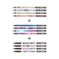 Adel Blackline Karışık Kurşun Kalem 12'li Set,Uzay Desenli,Neon,Mozaik Desenli Konsept Kurşun Kalemler Adel Blackline Karışık Kurşun Kalem 12'li Set,Uzay Desenli,Neon,Mozaik Desenli Konsept Kurşun Kalemler