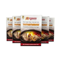 Argem Kömür Tutuşturucu Tablet Çıra 5Li Paket Argem Kömür Tutuşturucu Tablet Çıra 5Li Paket