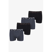 Koza İç Giyim Erkek 4'lü Pamuklu Likralı Boxer Ko9003bx.04 Siyah - Füme Koza İç Giyim Erkek 4'lü Pamuklu Likralı Boxer Ko9003bx.04 Siyah - Füme