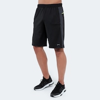 Slazenger RAGUEL Erkek Cepli Fıtness Siyah Şort Slazenger RAGUEL Erkek Cepli Fıtness Siyah Şort