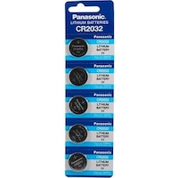 Panasonic CR2032 3V Lityum Blister Düğme Pil 5'li Panasonic CR2032 3V Lityum Blister Düğme Pil 5'li