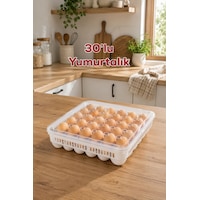 Porsima Vc-724 Peggy 30 Bölmeli Kapaklı Yumurta Kutusu Yumurtalık Buzdolabı Organizeri Saklama Kabı Beyaz Porsima Vc-724 Peggy 30 Bölmeli Kapaklı Yumurta Kutusu Yumurtalık Buzdolabı Organizeri Saklama Kabı Beyaz