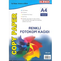 Globox Smartkıds Renkli A4 Fotokopi Kağıdı 100'lü 60-70 G Globox Smartkıds Renkli A4 Fotokopi Kağıdı 100'lü 60-70 G