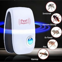 Pest Reject Elektronik Sesli Sonik Fare Haşere Böcek Kovucu Pest Reject Elektronik Sesli Sonik Fare Haşere Böcek Kovucu