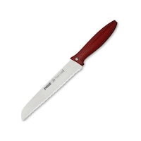 Pirge Ekmek Bıçağı Pureline 46018 18 CM Kırmızı Pirge Ekmek Bıçağı Pureline 46018 18 CM Kırmızı