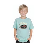 Fyk Kids Erkek Çocuk Yuvarlak Yaka İntage Car Baskılı T-shirt Mint Yeşil Fyk Kids Erkek Çocuk Yuvarlak Yaka İntage Car Baskılı T-shirt Mint Yeşil