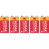 Kodak 1X5 5 Adet Shrink Ambalaj Çinko Karbon 9 Volt Pil Kodak 1X5 5 Adet Shrink Ambalaj Çinko Karbon 9 Volt Pil