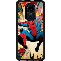 Xiaomi Redmi Note 9 Spider-man Örümcek Adam Tasarımlı Glossy Telefon Kılıfı Siyah Xiaomi Redmi Note 9 Spider-man Örümcek Adam Tasarımlı Glossy Telefon Kılıfı Siyah