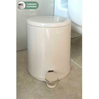 Cigo 6 Lt Yumuşak Kapanan Pedallı Banyo Mutfak Ofis Çelik Çöp Kovası - Bej & İç Kısım Bej-7310 Cigo 6 Lt Yumuşak Kapanan Pedallı Banyo Mutfak Ofis Çelik Çöp Kovası - Bej & İç Kısım Bej-7310