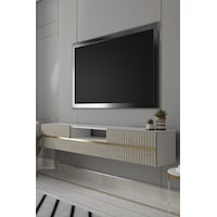 180dhdtdaç5bta Tedy Duvara Monte Pleksi Lazer Desen Kapaklı Tv Sehpası Beyaz-traverten-altın