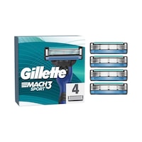 Gillette Mach3 Sport Yedek Tıraş Bıçaği 4'lü Gillette Mach3 Sport Yedek Tıraş Bıçaği 4'lü