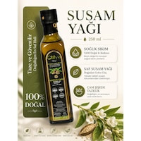Soğuk Sıkım Susam Yağı 250 Ml %100 Doğal Katkısız Saf Susam Yağı Soğuk Sıkım Susam Yağı 250 Ml %100 Doğal Katkısız Saf Susam Yağı