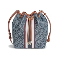 Tommy Hilfiger Th Monoplay Bucket Strıpe Le Kadın Mavi Çanta - Aw0aw18392 Tommy Hilfiger Th Monoplay Bucket Strıpe Le Kadın Mavi Çanta - Aw0aw18392