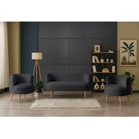Sydney Modern Koltuk Takımı Modern İskandinav Tarzı Welsoft Yumuşak Kumaş Antrasit Antrasit Sydney Modern Koltuk Takımı Modern İskandinav Tarzı Welsoft Yumuşak Kumaş Antrasit Antrasit