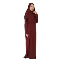 Zehranaz Namaz Elbisesi Bordo Fermuarsız Namaz Elbisesi Bordo Zehranaz Namaz Elbisesi Bordo Fermuarsız Namaz Elbisesi Bordo