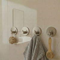 Zift Unique 4 Adet Paslanmaz Çelik Krom Banyo/Bornoz/Havlu Askısı Krom Zift Unique 4 Adet Paslanmaz Çelik Krom Banyo/Bornoz/Havlu Askısı Krom