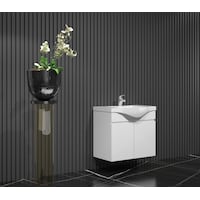 Yıldız 55 Banyo Alt Dolap Beyaz Mdf Beyaz Yıldız 55 Banyo Alt Dolap Beyaz Mdf Beyaz