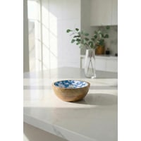 Mango Agacı Sunum Servis Kasesi & Dekoratif Kase 20 Cm Desenli Mango Agacı Sunum Servis Kasesi & Dekoratif Kase 20 Cm Desenli