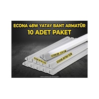 10 Adet -48w 120cm Led Lineer Bant Armatür Beyaz Işık Otopark Mağaza Ofis Aydınlatma Flöresan,yatay Bant Armatür 6500k Beyaz Işık Sıva Üstü Tavan Aydınlatması 10 Adet -48w 120cm Led Lineer Bant Armatür Beyaz Işık Otopark Mağaza Ofis Aydınlatma Flöresan,yatay Bant Armatür 6500k Beyaz Işık Sıva Üstü Tavan Aydınlatması