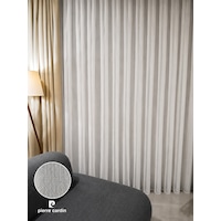 Pierre Cardin Balıksırtı Bambu Lüx Tül Perde / Ölçünüze Özel Dikim Kırık Beyaz Pierre Cardin Balıksırtı Bambu Lüx Tül Perde / Ölçünüze Özel Dikim Kırık Beyaz