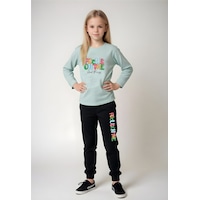Fyk Kids Kız Çocuk Yazı Baskılı Bel Detayı Lasti Kli Alt-üst Pi Jama Takımı Mint Yeşil Mint Yeşili Fyk Kids Kız Çocuk Yazı Baskılı Bel Detayı Lasti Kli Alt-üst Pi Jama Takımı Mint Yeşil Mint Yeşili