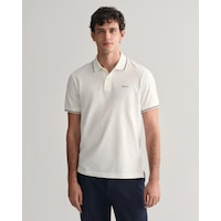 Gant Erkek Pike Polo T-shirt Regular Fit Beyaz Gant Erkek Pike Polo T-shirt Regular Fit Beyaz