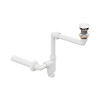 Aqua Bagno Comfort Yer Kazandıran Lavabo Sifonu + Pop-up Sifon, Beyaz Seramik Başlıklı ,taşma Deliksiz, 1 -1/4 Beyaz Aqua Bagno Comfort Yer Kazandıran Lavabo Sifonu + Pop-up Sifon, Beyaz Seramik Başlıklı ,taşma Deliksiz, 1 -1/4 Beyaz