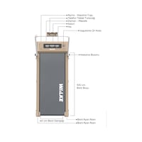 Walke W-fit Brown Bluetoothlu Uygulamalı Uzaktan Kumandalı Koşu Bandı Yürüyüş Bandı Kahverengi Walke W-fit Brown Bluetoothlu Uygulamalı Uzaktan Kumandalı Koşu Bandı Yürüyüş Bandı Kahverengi