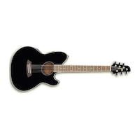Ibanez Tcy10E-Bk Elektro Akustik Gitar Kılıf + Jak Kablo + Askı + Pena Ibanez Tcy10E-Bk Elektro Akustik Gitar Kılıf + Jak Kablo + Askı + Pena