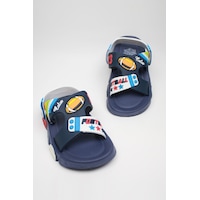 Günlük Unisex Çocuk Sandalet Esnek Kaymaz Taban Yazlık Ev Okul Kreş Ayakkabı Ps940-ps955 Lacivert Günlük Unisex Çocuk Sandalet Esnek Kaymaz Taban Yazlık Ev Okul Kreş Ayakkabı Ps940-ps955 Lacivert