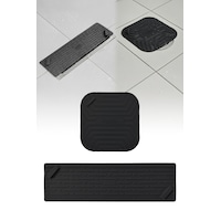 2'li Set Siyah Uzun ve Siyah Kare Silikon Gider Kapağı Koku Önleyici Banyo Mutfak Gider Tıkacı 2'li Set Siyah Uzun ve Siyah Kare Silikon Gider Kapağı Koku Önleyici Banyo Mutfak Gider Tıkacı